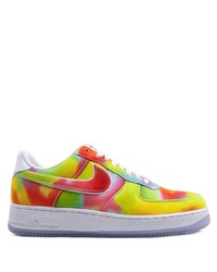 Baskets basses en toile multicolores Nike