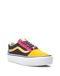 Baskets basses en toile multicolores Vans