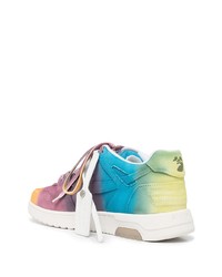 Baskets basses en toile multicolores Off-White