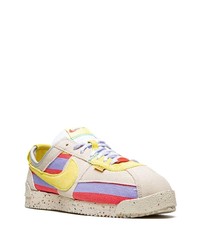 Baskets basses en toile multicolores Nike