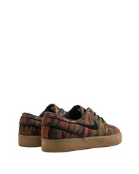 Baskets basses en toile multicolores Nike