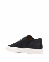 Baskets basses en toile noires et blanches Common Projects