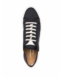 Baskets basses en toile noires et blanches Common Projects