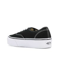 Baskets basses en toile noires Vans