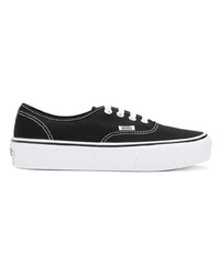 Baskets basses en toile noires Vans