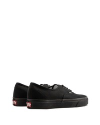 Baskets basses en toile noires Vans