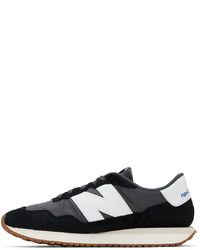 Baskets basses en toile noires New Balance