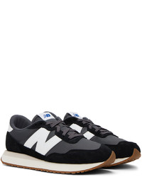 Baskets basses en toile noires New Balance