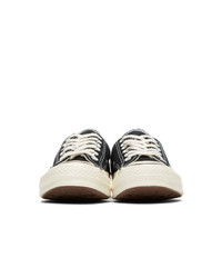 Baskets basses en toile noires Converse