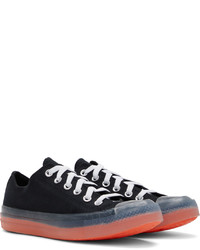 Baskets basses en toile noires Converse