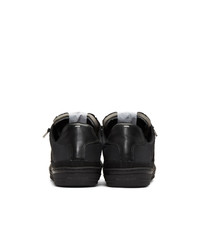 Baskets basses en toile noires Maison Margiela