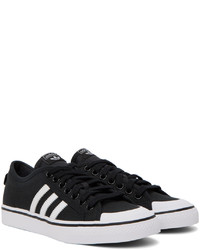 Baskets basses en toile noires adidas Originals