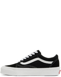 Baskets basses en toile noires Vans