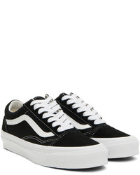 Baskets basses en toile noires Vans