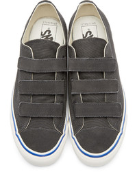 Baskets basses en toile noires Vans