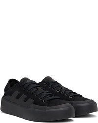 Baskets basses en toile noires adidas Originals