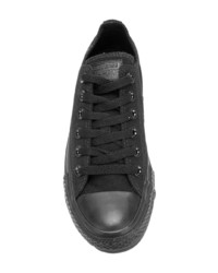 Baskets basses en toile noires Converse