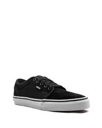 Baskets basses en toile noires Vans