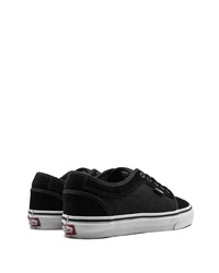 Baskets basses en toile noires Vans