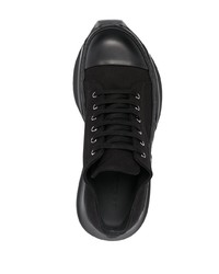 Baskets basses en toile noires Rick Owens DRKSHDW