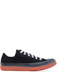 Baskets basses en toile noires Converse