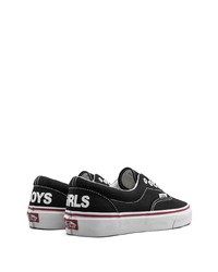 Baskets basses en toile noires Vans