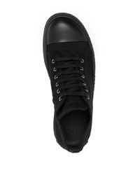 Baskets basses en toile noires Rick Owens DRKSHDW