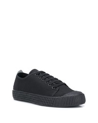 Baskets basses en toile noires Car Shoe