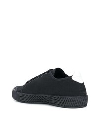 Baskets basses en toile noires Car Shoe