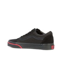 Baskets basses en toile noires Vans