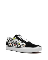 Baskets basses en toile noires Vans