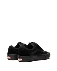 Baskets basses en toile noires Vans