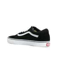 Baskets basses en toile noires Vans