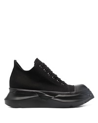 Baskets basses en toile noires Rick Owens DRKSHDW