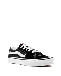 Baskets basses en toile noires Vans