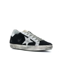 Baskets basses en toile noires Golden Goose Deluxe Brand