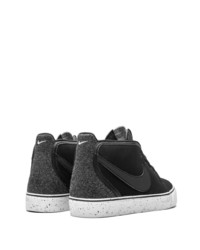 Baskets basses en toile noires Nike