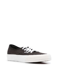 Baskets basses en toile noires Vans