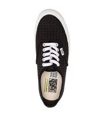 Baskets basses en toile noires Vans