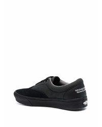 Baskets basses en toile noires Vans