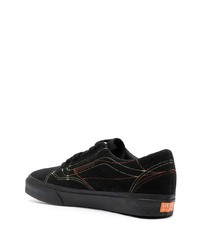 Baskets basses en toile noires Vans