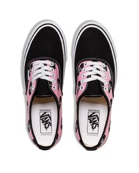 Baskets basses en toile noires Vans