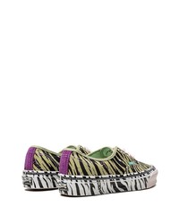 Baskets basses en toile olive Vans