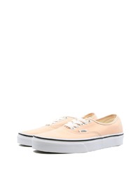 Baskets basses en toile orange Vans