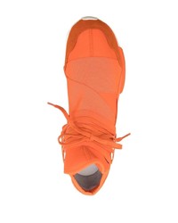 Baskets basses en toile orange Y-3