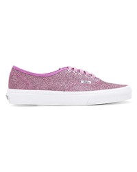 Baskets basses en toile roses Vans