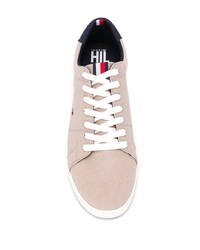 Baskets basses en toile roses Tommy Hilfiger