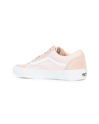 Baskets basses en toile roses Vans