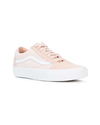 Baskets basses en toile roses Vans