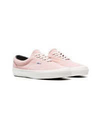 Baskets basses en toile roses Vans